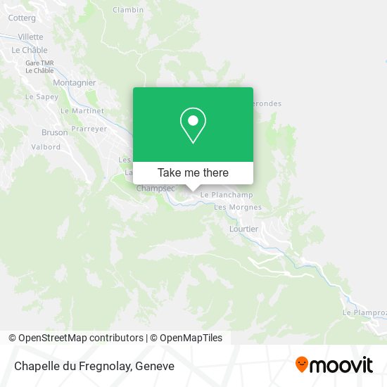 Chapelle du Fregnolay map