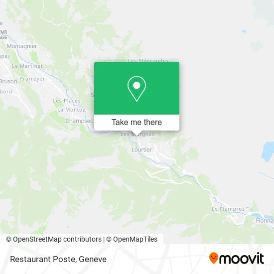 Restaurant Poste map