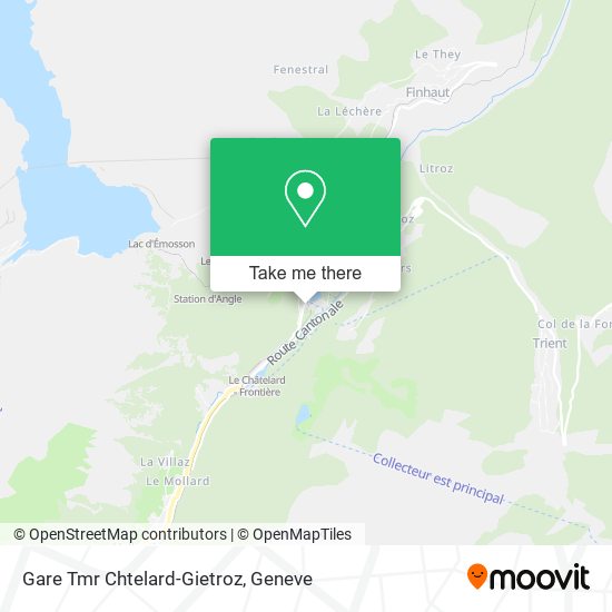 Gare Tmr Chtelard-Gietroz map