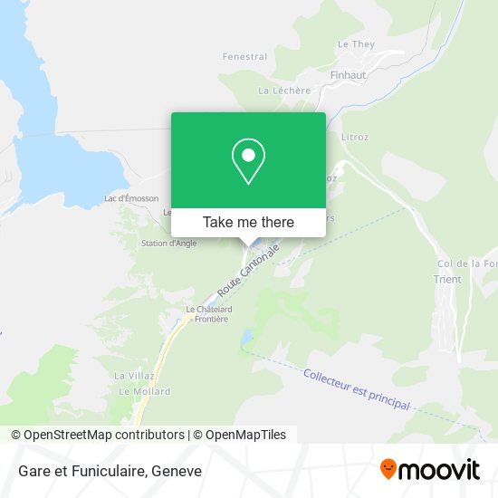 Gare et Funiculaire map