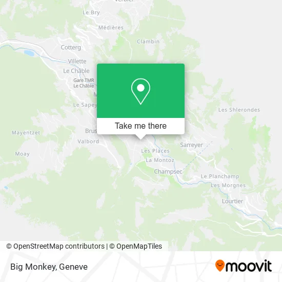 Big Monkey map
