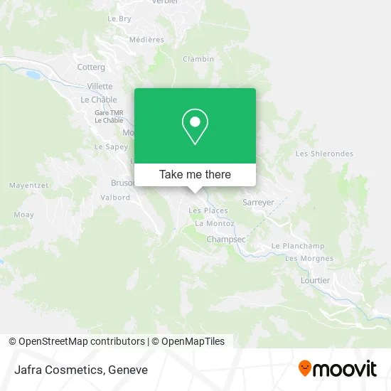 Jafra Cosmetics map