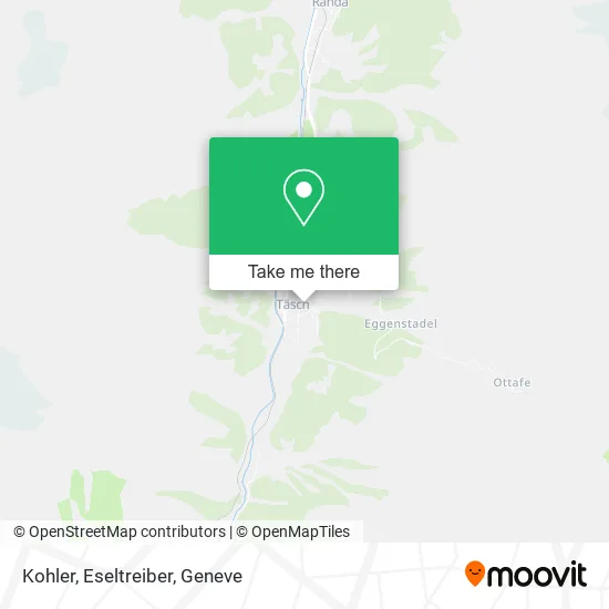 Kohler, Eseltreiber map