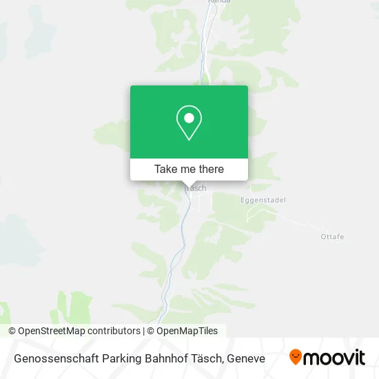 Genossenschaft Parking Bahnhof Täsch map