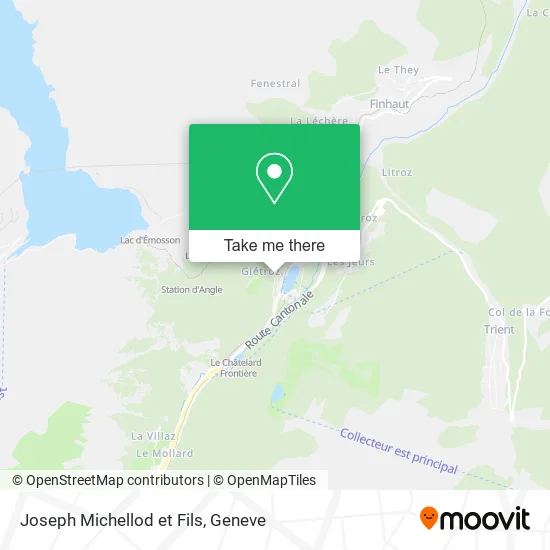 Joseph Michellod et Fils map