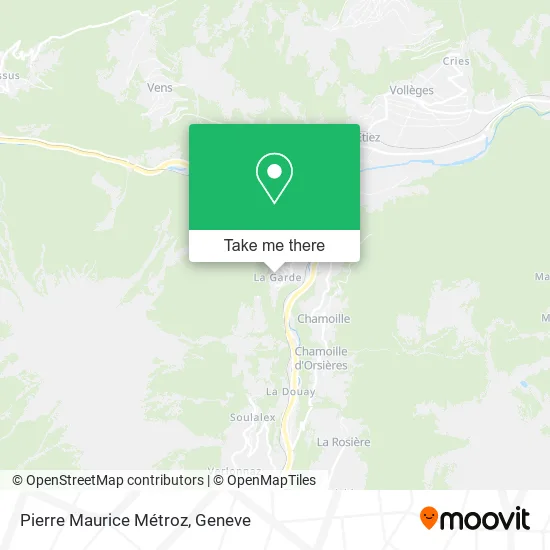 Pierre Maurice Métroz map