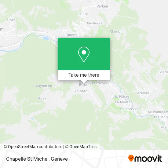 Chapelle St Michel map