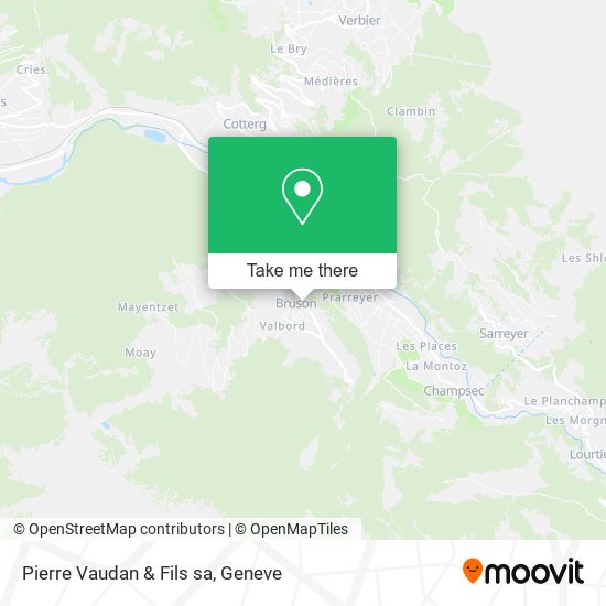 Pierre Vaudan & Fils sa map