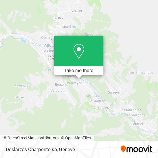 Deslarzes Charpente sa map