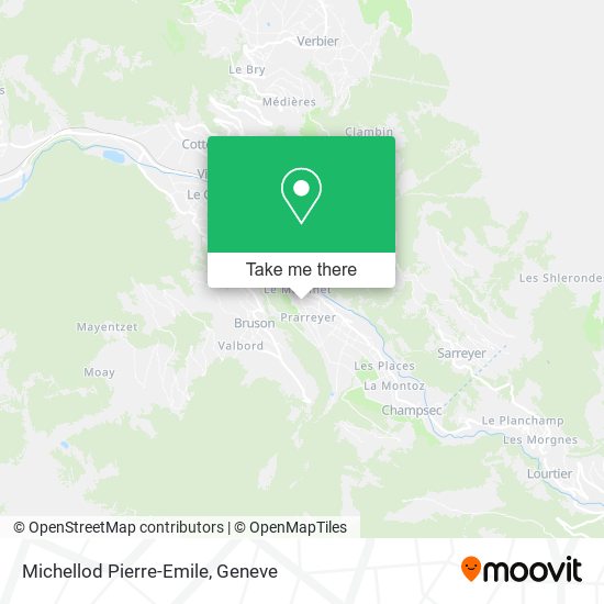 Michellod Pierre-Emile map