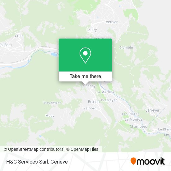 H&C Services Sàrl map