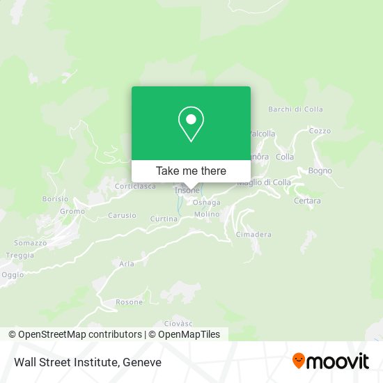 Wall Street Institute map