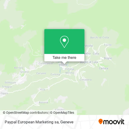 Paypal European Marketing sa map
