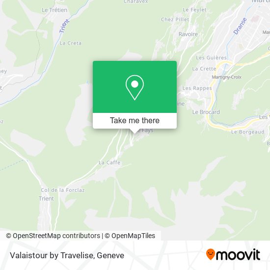 Valaistour by Travelise map