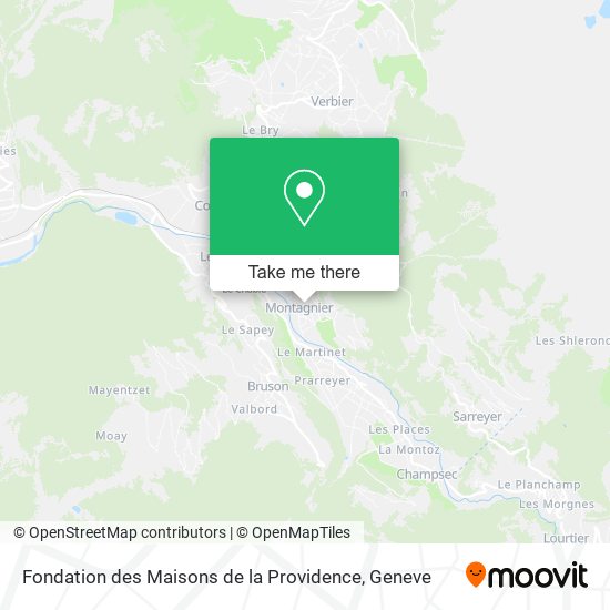 Fondation des Maisons de la Providence map
