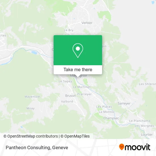 Pantheon Consulting map