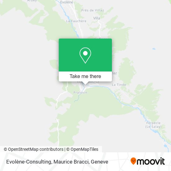 Evolène-Consulting, Maurice Bracci map