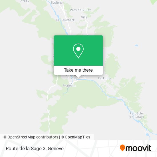 Route de la Sage 3 map