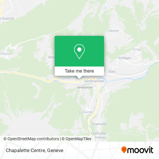 Chapalette Centre map