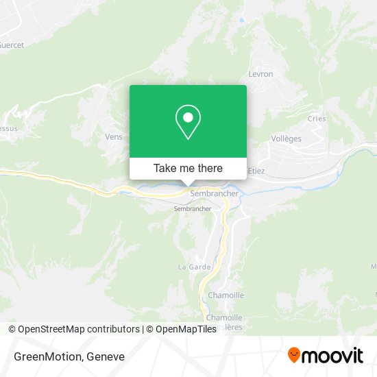 GreenMotion map