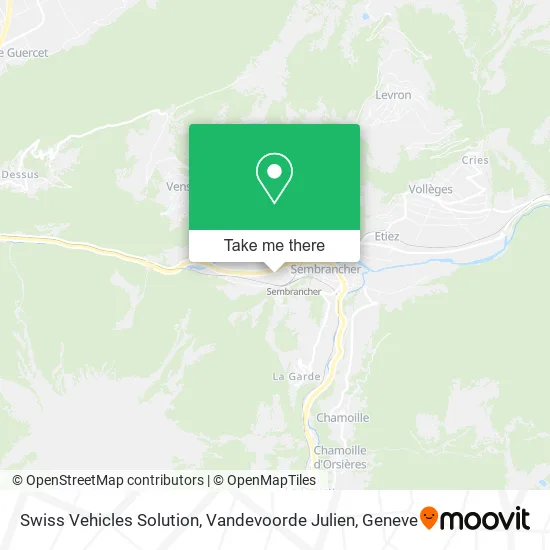 Swiss Vehicles Solution, Vandevoorde Julien map