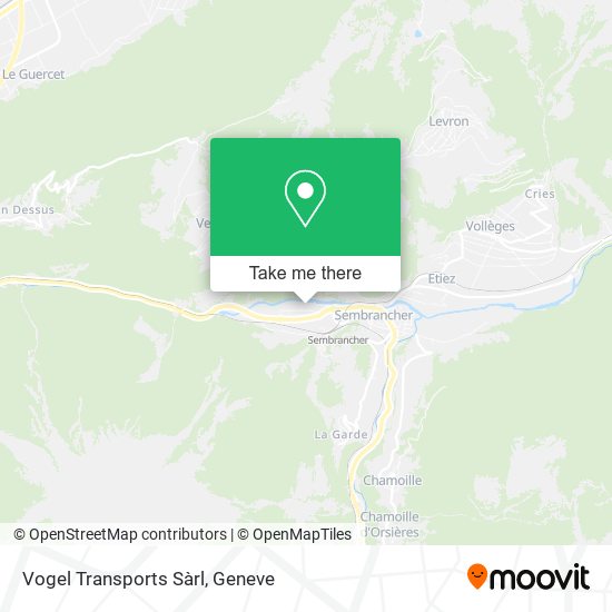 Vogel Transports Sàrl map