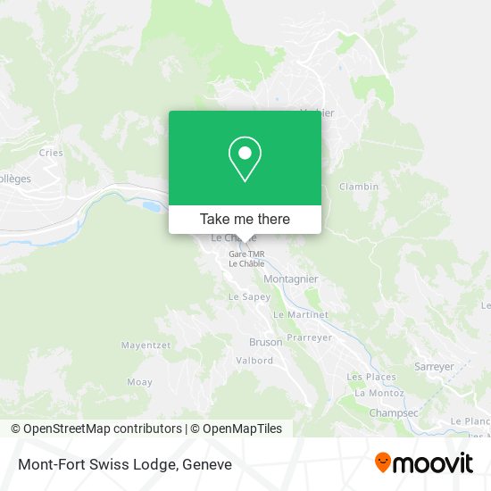 Mont-Fort Swiss Lodge map