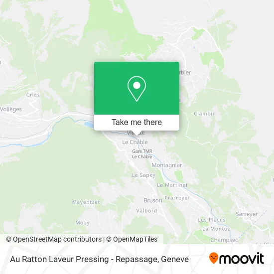 Au Ratton Laveur Pressing - Repassage map