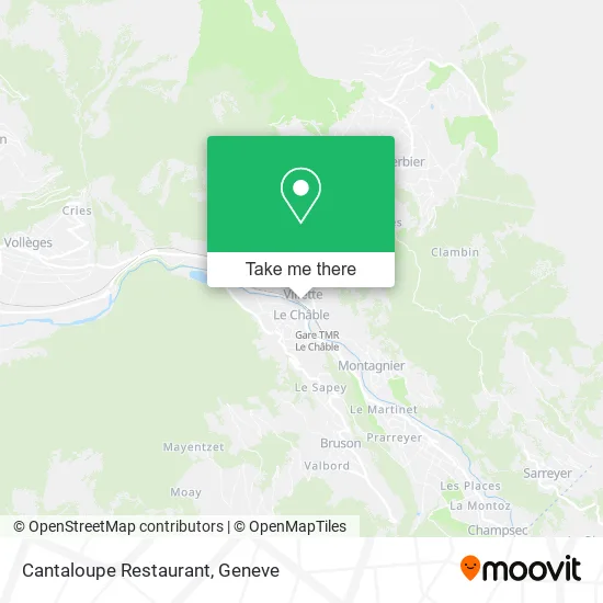 Cantaloupe Restaurant map