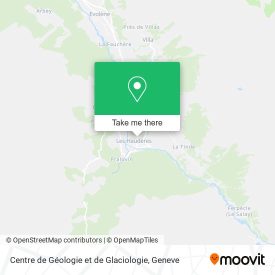 Centre de Géologie et de Glaciologie map