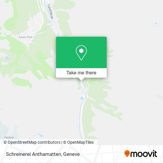 Schreinerei Anthamatten map