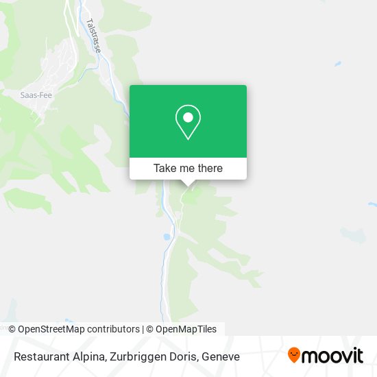 Restaurant Alpina, Zurbriggen Doris map
