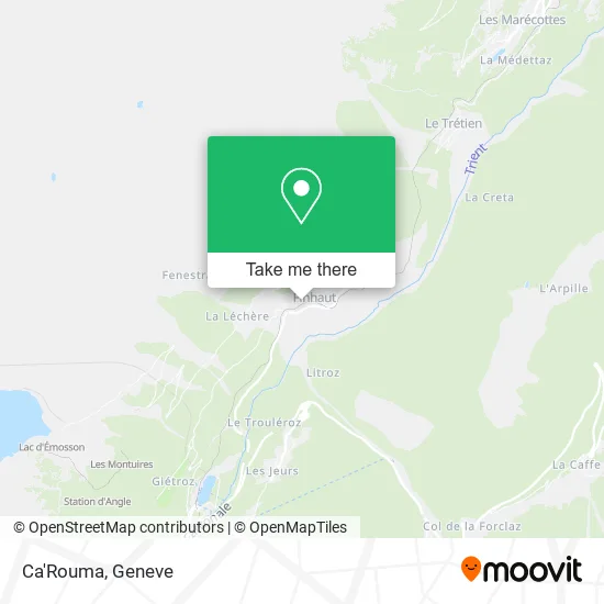 Ca'Rouma map
