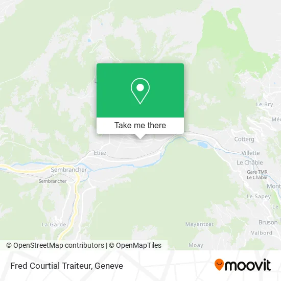 Fred Courtial Traiteur map
