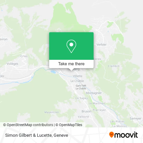 Simon Gilbert & Lucette map