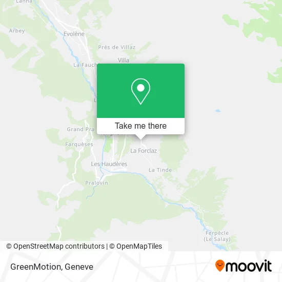 GreenMotion map