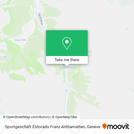 Sportgeschäft Eldorado Franz Anthamatten map