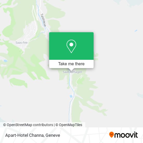 Apart-Hotel Channa map