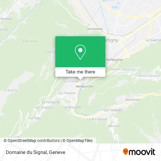 Domaine du Signal map