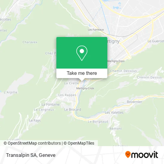 Transalpin SA map