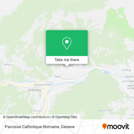 Paroisse Catholique-Romaine map