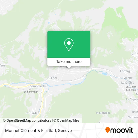 Monnet Clément & Fils Sàrl map