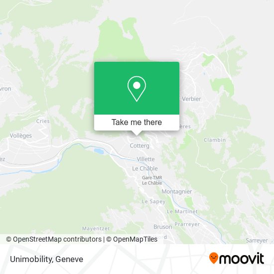 Unimobility map