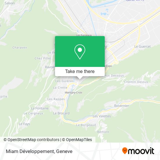 Miam Développement map