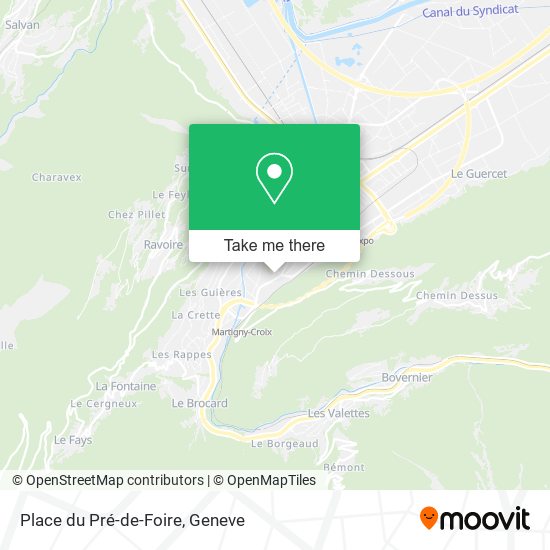 Place du Pré-de-Foire map