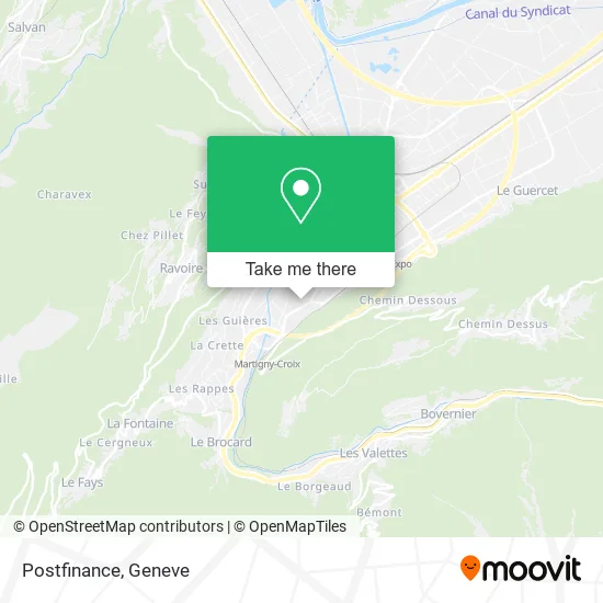 Postfinance map