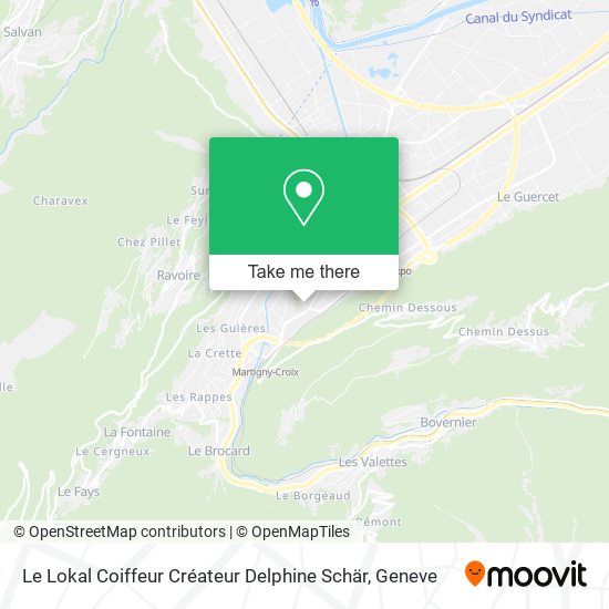 Le Lokal Coiffeur Créateur Delphine Schär map