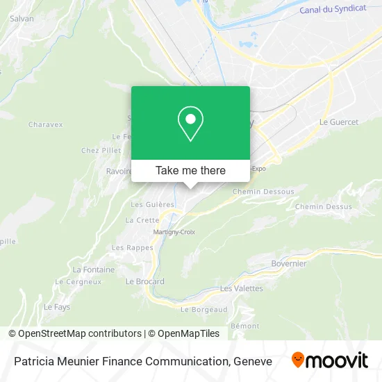 Patricia Meunier Finance Communication map