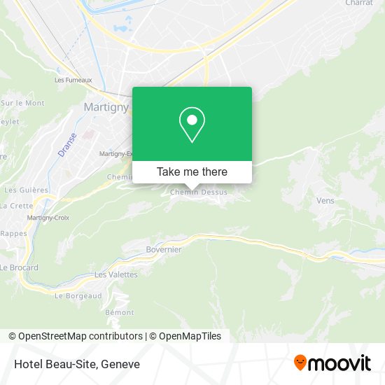 Hotel Beau-Site map