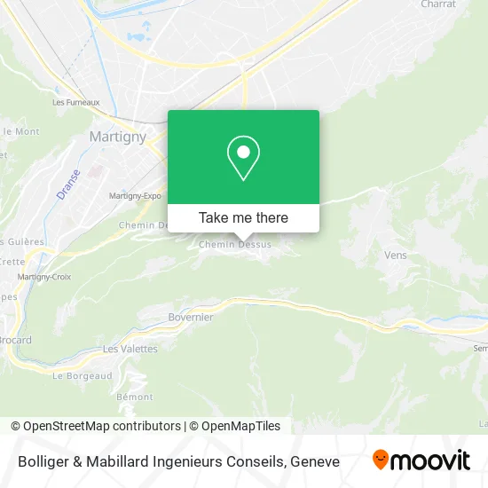 Bolliger & Mabillard Ingenieurs Conseils map